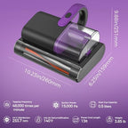Bear Mattress Vacuum Cleaner, Bed Vacuum Cleaner with 253.7nm UV-C Light, 140°F Heat, HEPA Filter, 15Kpa Strong Suction Versatile Handheld Vacuums for Bed, Sofa, Couch, Dust & Pet Hair(Corded) - Image 4