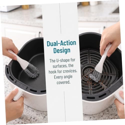 4pcs U Shaped Stovetop Cleaning Brush with Hooked Head - Image 3