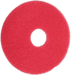 PRO SOURCE High Gloss Buffing Pads for Floor Machines: 5 Pack, Fine Red Polyester, 15" Diameter - Image 3