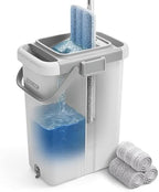 JOYMOOP Flat Mop and Bucket Set, Commercial, White, Max531 by JOYMOOP