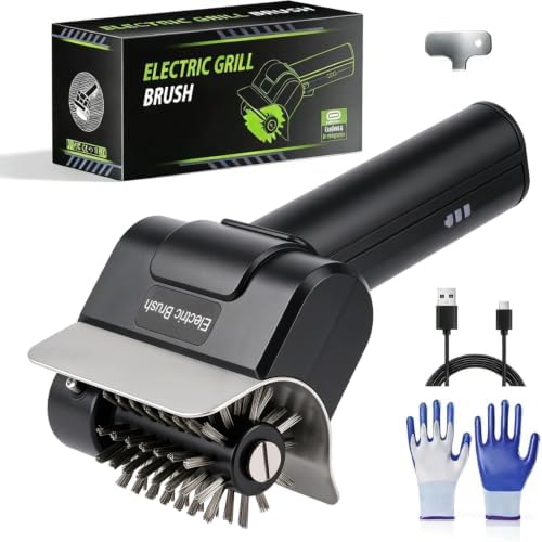 Electric Grill Brush,Cordless Rechargeable BBQ Cleaner by ODISTAR