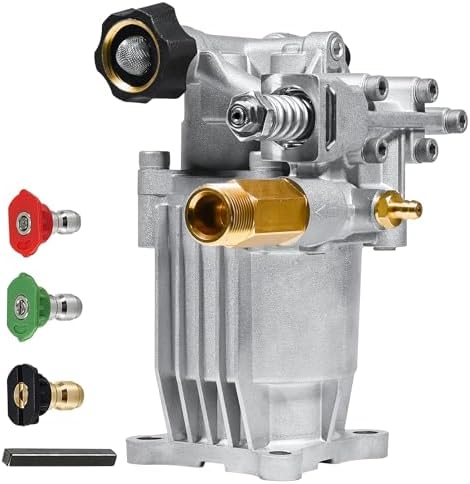 TOOLCY Pressure Washer Pump 3/4" Shaft, 2600-3300 PSI, 2.6 GPM by TOOLCY