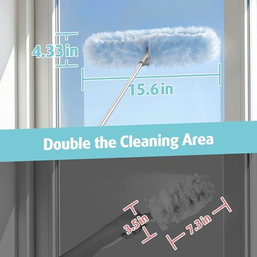 AIR U+ 6ft Extendable Duster with 20 Refills for Swiffer Dusters - Image 6
