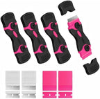 4 PCS Razor Blade Scraper with 40Pcs Metal and 40Pcs Plastic Blades, 2-in-1 Cleaning Scraper Tool for Cooktop Oven Floor Window Glass Car (Pink) by SpecializedinScrapingandPlasteringTool