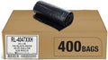 Aluf Plastics T-Tough Roll Pack Low Density Repro Blend Star Seal Coreless Rolls Bag, 45 Gallon Capacity, 46" Length x 40" Width, XXH Strength, Black (Pack of 400) by AlufPlastics