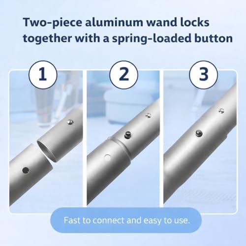 14″ EZ Glide Floor Tool with 2 Piece S Wand Replacement for ProTeam and Hoover C2401 Backpack Vacuums — fits Super Coach Pro and Shoulder Vac Pro, Replaces # 101446 - Image 4