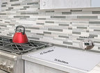 emolife Silicone Mats, Countertop Protector, Heat Resistant, Light Grey - Image 2