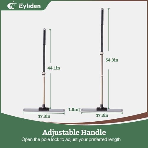 Eyliden 17" Rubber Floor Squeegee, Quick Water & Foam Removal Broom - Image 6