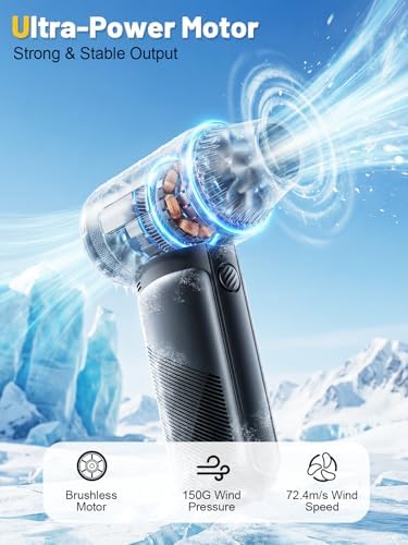 X213 Compressed Air Duster, 130000RPM, 3-Speed Adjustable, Electric - Image 2