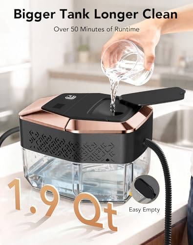 Homeasy Steam Cleaner for Home, 1500W Portable Steamer with 1.8L Tank - Image 5