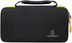 Tourmate Hard Storage Case Compatible HOTO Cordless Electric Spin Scrubber,Travel Box for Bathroom Cleaning Brush（Case Only） (Black & Yellow) - Image 2