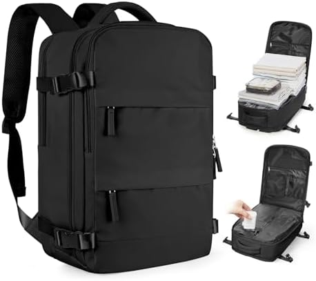coofay Vacuum Backpack Travel with Pump Vacpack Travel Backpack with Vacuum System Mochila de Viaje Compresion al Vacio Easyvacpack Airbag Backpacks for Traveling Carry on Luggage by coofay