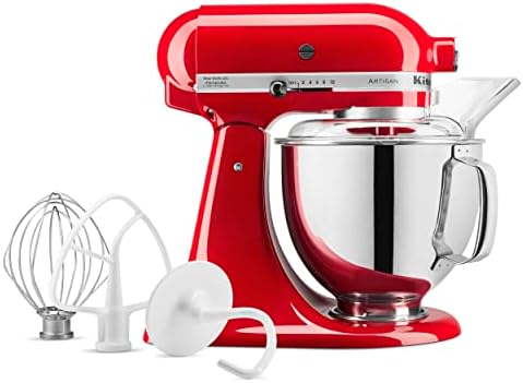 KitchenAid Artisan, 5-Qt Tilt Head Stand Mixer, KSM150PS, Cherry Tomato - Image 5