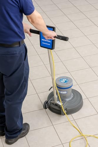 TTS Products RM1715 Low-Speed Floor Machine – 17" Cleaning Path, 1.5 HP Heavy-Duty Motor, Multi-Surface Commercial Floor Buffer & Polisher - Image 3