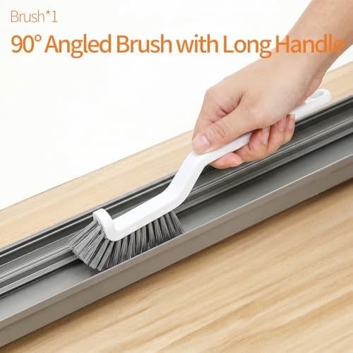 16PCS Crevice Cleaning Brush Set - Multi-Purpose Grout Cleaner Brush for Deep Cleaning Gap, Hard Bristle Scrub Brushes Tools, Cleaning Supplies for Household Use,Window, Kitchen, Bathroom - Image 6