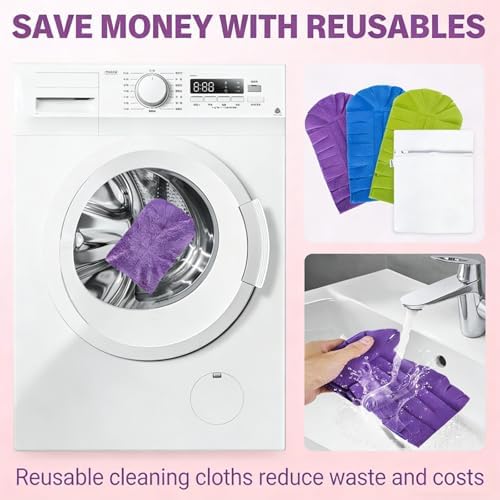 Reusable Duster Refill, Upgrade Duster Refill Reusable Fleece Dusters Refills Feather Flat Dusters Multi Surface Washable Cleaning Pads Tools for Home, Blinds, Car, Furniture, Fans (1set) - Image 6