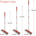 Window Squeegee for Window Cleaning, Squeegee Window Cleaner Tool 2 in 1 Car Window Cleaning Tool with Extension Pole 58‘’ Telescopic Window Washing Equipment, Shower Squeegee for Shower Glass Door - Image 2