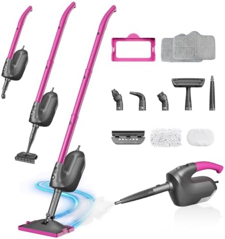 9-in-1 Steam Mop Detachable Handheld Steam Cleaner for Multi-Surface by Unknown