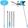 Eunice Ceiling Fan Cleaner Duster with Extension Pole,Blue 4.2FT by Eunice