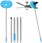 Eunice Ceiling Fan Cleaner Duster with Extension Pole,Blue 4.2FT by Eunice