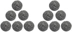 12 Pack Stainless Steel Scrubber, Steel Wool Scrubber,Scouring Pads,Metal Kitchen Scrubbers for Dishes,Metal Sponge,Steel Wool Scrubber for Cleaning Sinks Kitchen Dishes Ovens Pots Pans by KELINFONG