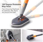 CLEANHOME Tile Tub Scrubber Brush for Cleaning Toilet Wall,Bathtub,Sink - Image 6