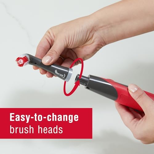 Rubbermaid Reveal Power Scrubber with Multi-Purpose Head, Cordless Electric Battery Powered Scrub Brush, Water Resistant, for Home/Kitchen/Bathroom/Grout/Tile/Shower/Tub - Image 5