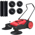 43" Walk-Behind Hand Push Floor Sweeper by KARHDIR