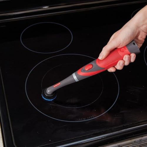 Rubbermaid Reveal Power Scrubber Attachable Scouring & XL Brush Head, for Cordless Electric Battery Powered Scrub Brush, Ideal for Kitchen/Stovetop/Dish/Silverware/Utensils/Appliances - Image 6