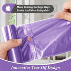 Teivio Small Purple Trash Bags 4 Gallon 160 Count Kitchen Garbage Bags - Image 3