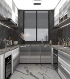 Extra Wide Stainless Steel Contact Paper for Appliances 48"x80" Vinyl Wrap - Image 5