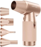 IT Dusters AirTec Ultra Cordless Air Duster for PC & Electronics, Rechargeable Electric Air Blower for Keyboard, Laptop, Console & Home Cleaning, Alternative to Canned Air (Type 8 - Rosie) by ITDusters
