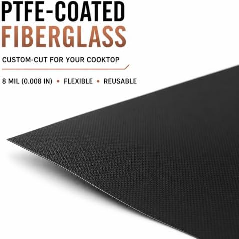 Stove Top Protector for Whirlpool Gas Range Stove, Custom Fit Ultra Thin Reusable Burner Splatter Spill Guard Protective Cover Liner - WFG320M0BB - Image 7