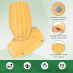Mixer Slider Compatible with Kitchen aid Bowl Lift 4 .5-5 Qt Stand Mixer Bamboo- Kitchen Countertop Storage Mover Sliding Caddy for Kitchen Aid 4 .5-5 Qt Mixer (4 .5-5 Qt with handle-Natural) - Image 5