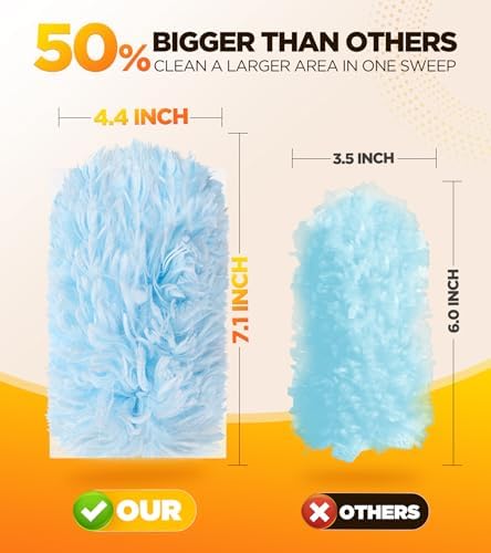 REKOPI 30 Count One-Sided Duster Refills Compatible with Swiffer Duster - Image 2