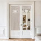 NICETOWN 100% Blackout French Front Door Curtain for Kitchen by NICETOWN