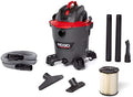 RIDGID 62703 RT1200 NXT 12-Gal. Wet Dry Shop Vacuum with Casters, 5.0 Peak HP Motor, and Pro Locking Hose,Dark Gray and Red by RIDGID