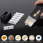 44pcs Ceramic Razor Blade Scraper Set with 4 Handles & 40 Blades, Glass Stove Top Scraper for Cleaning Oven Door, Window Scraper for Removing Paint, Stickers, Adhesive, Decals, Ceramic Blade Kit - Image 5