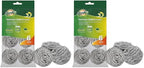 SCRUBIT 12 Pack Stainless Steel Scourers – Steel Wool Scrubber Pad Used for Dishes, Pots, Pans, and Ovens. Easy scouring for Tough Kitchen Cleaning. by SCRUBIT
