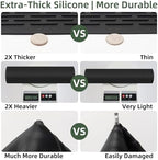 LONGKING Extra Thick Stove top Cover for Electric Stove - Silicone Stove Mat for Glass Top Stove, Range Covers for Electric Stove, Grey, 30"x21" - Image 3