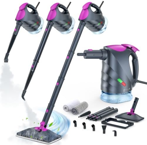 Steam Mop & Detachable Handheld Steam Cleaner 248°F Steam in 10s by Unknown
