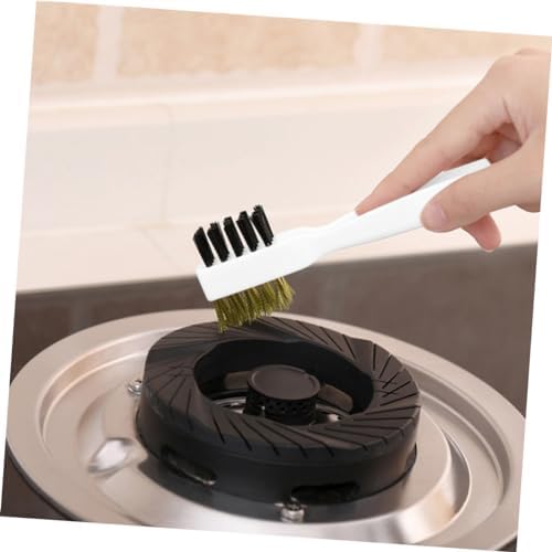 Gas Stove Cleaning Brush with Ergonomic Handle Multi Function Cooktop Scrub Brush for Gaps and Grime Removal Kitchen Utensils for Efficient Cleaning - Image 2