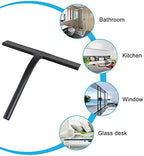 Silicone Shower Squeegee, Black, 9 inch - Image 5