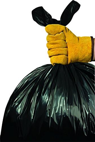 Aluf Plastics 60 Gal Black Coreless Roll Trash Bags, E-Z Tie (Pack of 100) - Image 5
