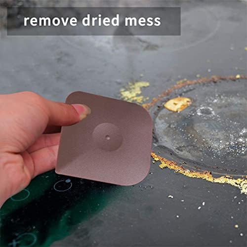 Herda Pan Scraper Dish Scraper Tool Set, 5 Pack Plastic Pot Food Scraper - Image 3