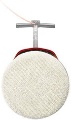 Oreck Commercial 437054 Lambs Wool Bonnet Orbiter Pad, 10-12 in. Diameter, Natural High Gloss Carpet Cleaner Pad, Use with ORB550MC Oreck Commercial Orbiter Hard Floor Cleaner Machine - Image 2