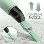 STARUMENT Vacuum Cleaner for Dust, Pet Hair Dirt Home, Car Interior Lightweight, Portable, Handheld, Cordless, Easy to Use, Compact Design Battery Rechargeable with USB-C Cable (Mint Green) - Image 4