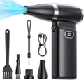 Electric Compressed Air Duster Cordless: 70 MPH High Wind Speed Mini Air Blower for Electronics Portable Computer Cleaner Hand Keyboard Cleaning Powerful Duster for Car, Fans and Other Sences by Unknown