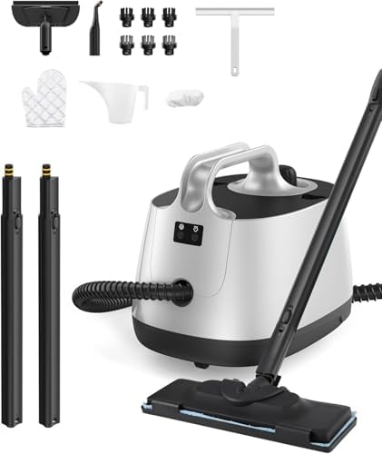 Steam Cleaner with 21 Accessories, 5 Minutes Fast Heating by HawKamUS