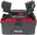 RIDGID 50318 4500RV ProPack 4.5-Gal. Portable Wet Dry Shop Vacuum with Toolbox Design, 5.0 Peak HP Motor, Expandable Pro Hose, and Blower Port, Red - Image 2